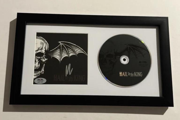MATT M SHADOWS SIGNED CD FRAMED AVENGED SEVENFOLD BAND LEAD SINGER PSA COA