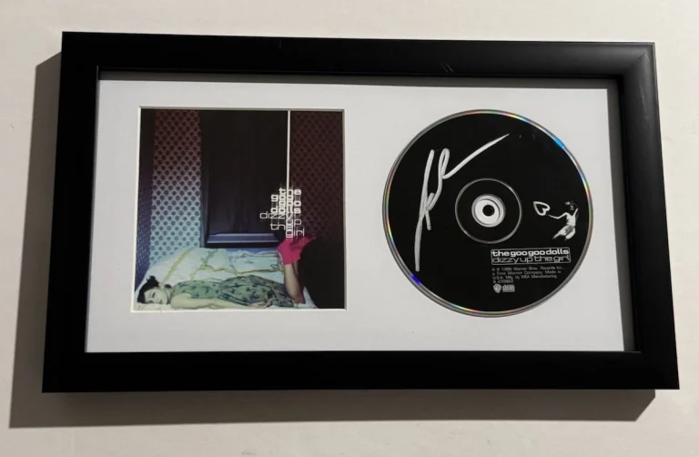 JOHNNY RZEZNIK SIGNED CD FRAMED THE GOO GOO DOLLS BAND LEAD SINGER RARE COA