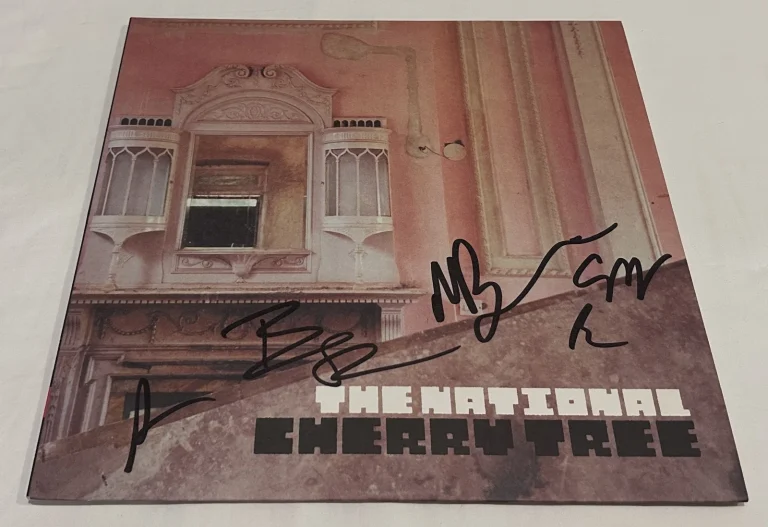 THE NATIONAL SIGNED CHERRY TREE VINYL RECORD JSA