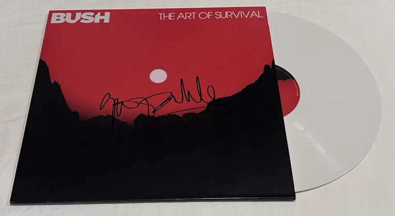 GAVIN ROSSDALE SIGNED BUSH THE ART OF SURVIVAL VINYL RECORD JSA