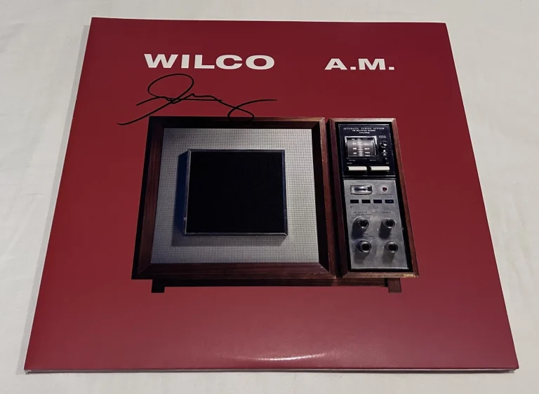 JEFF TWEEDY SIGNED WILCO A.M. VINYL RECORD JSA