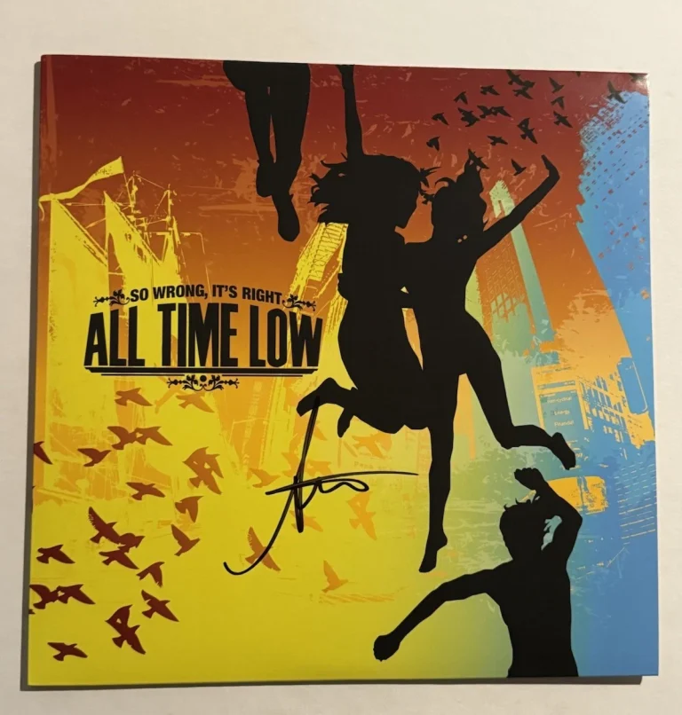 ALEX GASKARTH SIGNED LP VINYL RECORD ALBUM ALL TIME LOW BAND LEAD SINGER COA