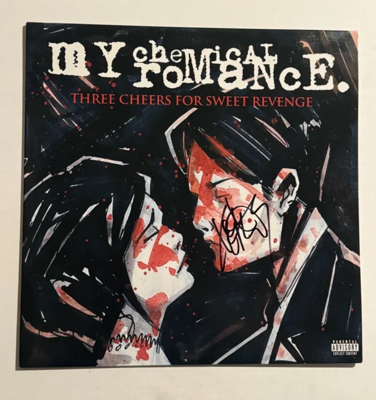 FRANK IERO SIGNED LP VINYL RECORD ALBUM RARE MY CHEMICAL ROMANCE BAND MCR COA