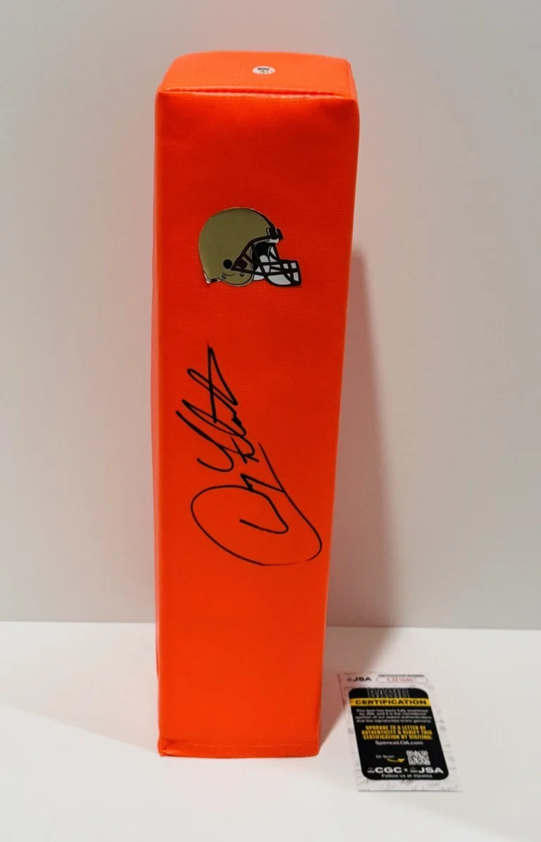 DOUG FLUTIE SIGNED TOUCHDOWN PYLON BOSTON COLLEGE EAGLES FOOTBALL JSA COA