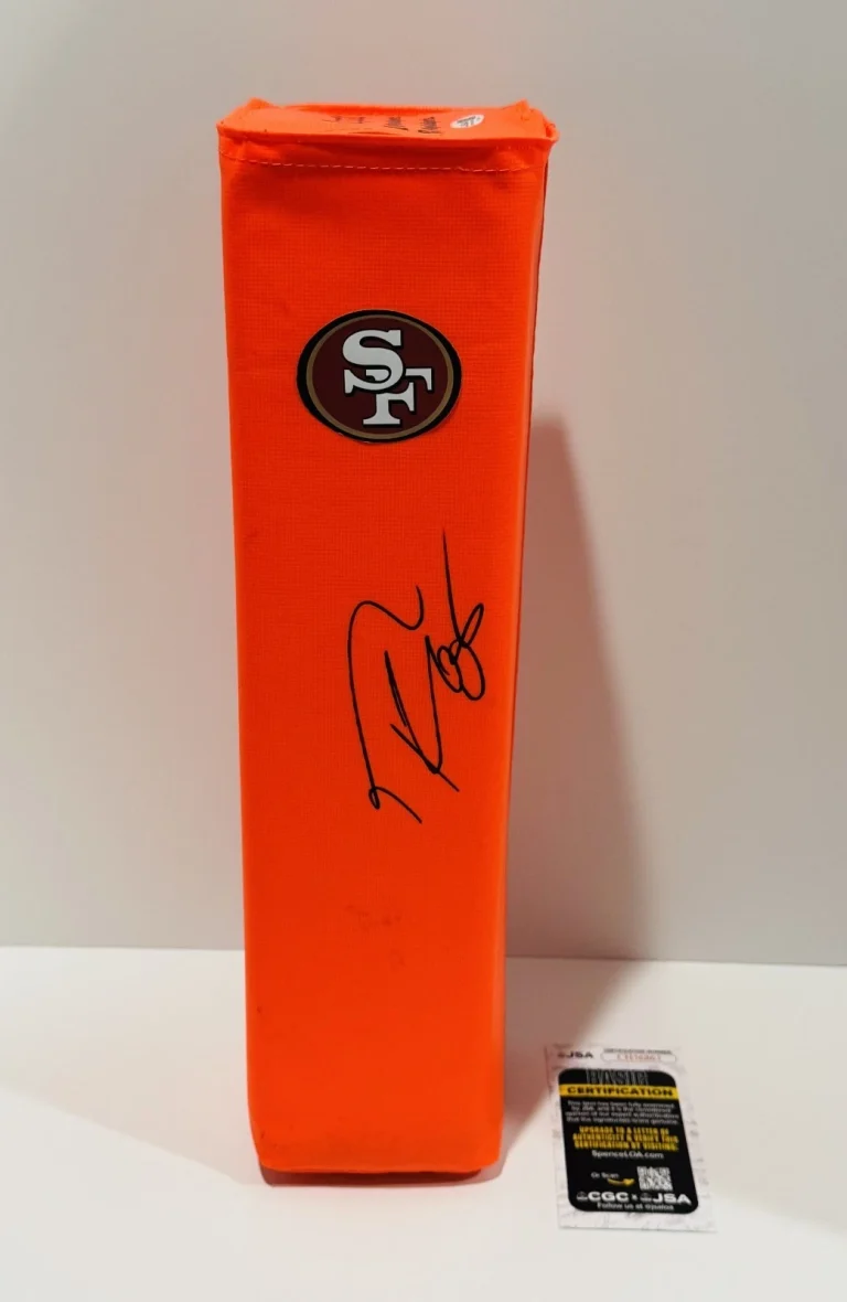 GEORGE KITTLE SIGNED TOUCHDOWN PYLON SAN FRANCISCO 49ERS FOOTBALL JSA COA