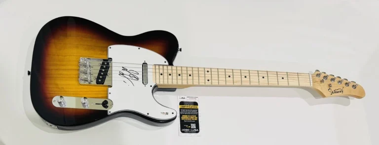 JACKSON DEAN SIGNED SUNBURST ELECTRIC GUITAR DON'T COME LOOKIN' JSA COA