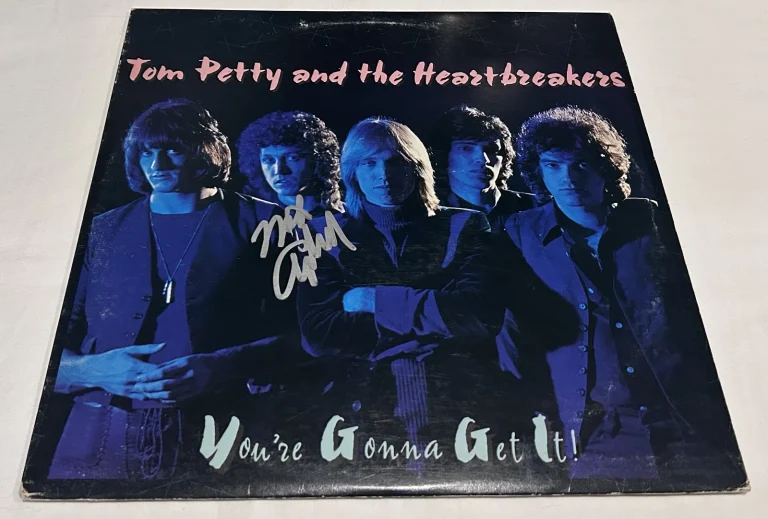 MIKE CAMPBELL SIGNED THE HEARTBREAKERS YOU'RE GONNA GET IT VINYL RECORD JSA
