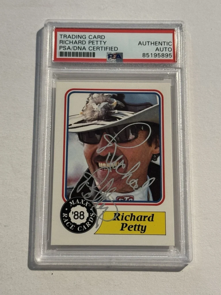 Richard Petty 1988 Maxx RC #43 Signed Rookie Autograph AUTO PSA