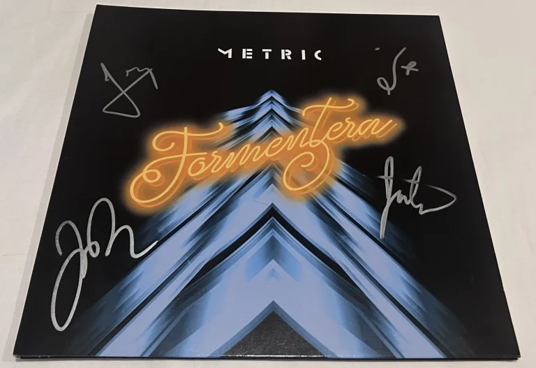 METRIC SIGNED FORMENTERA VINYL RECORD JSA