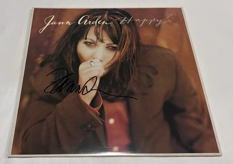JANN ARDEN SIGNED HAPPY? VINYL RECORD JSA