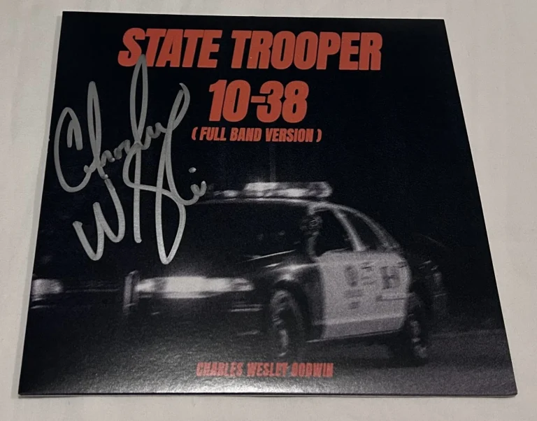CHARLES WESLEY GODWIN SIGNED STATE TROOPER 7