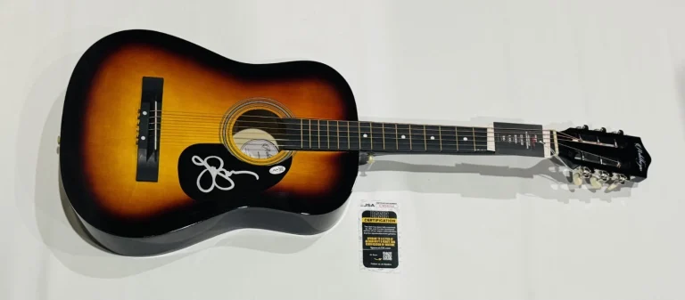 JOHN STAMOS SIGNED ACOUSTIC GUITAR THE BEACH BOYS JESSE AND THE RIPPERS JSA COA