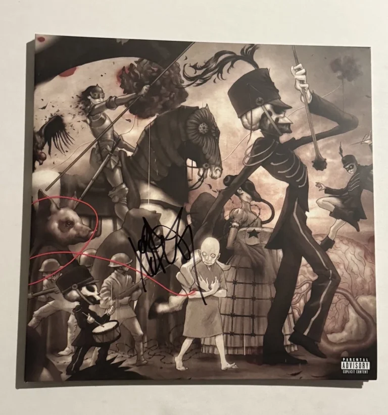 FRANK IERO SIGNED LP VINYL RECORD ALBUM RARE MY CHEMICAL ROMANCE BAND MCR COA