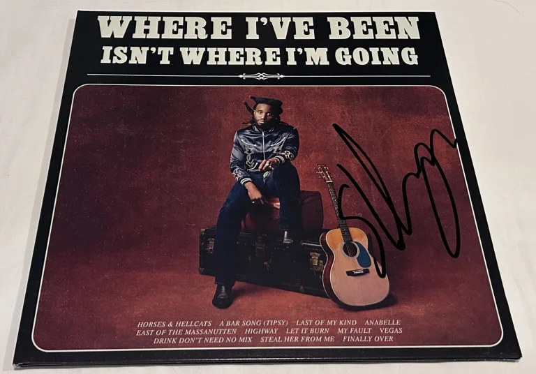 SHABOOZEY SIGNED WHERE I'VE BEEN ISN'T WHERE I'M GOING VINYL RECORD JSA
