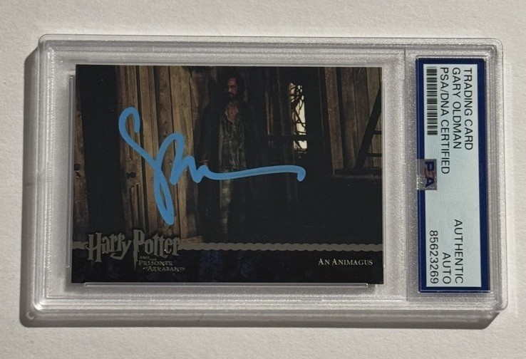 GARY OLDMAN SIGNED AUTO RC Harry Potter Prisoner Of Azkaban SIRIUS BLACK PSA