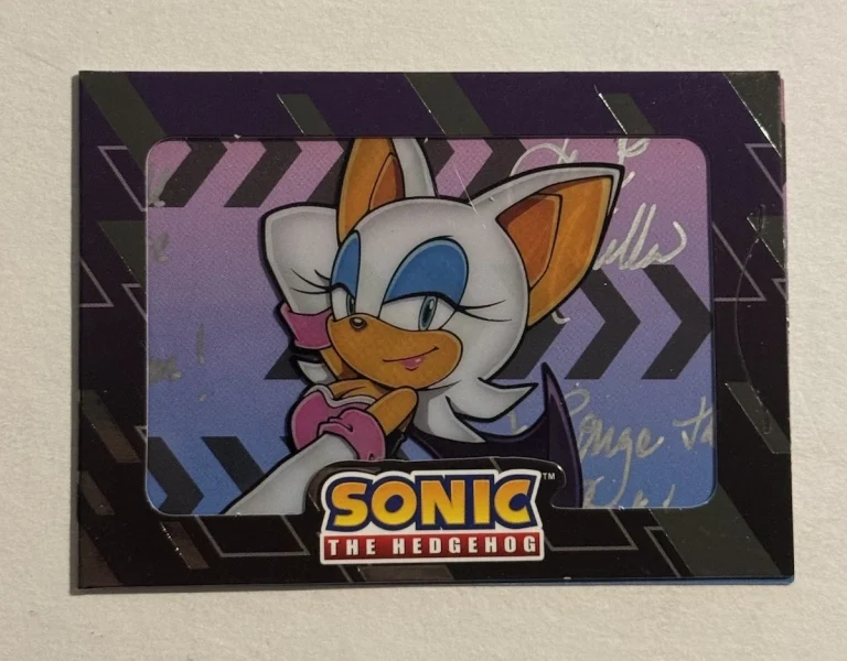 Lani Minella Signed Auto 2024 Cybercel Sonic Hedgehog Series 2 Rouge RARE #20