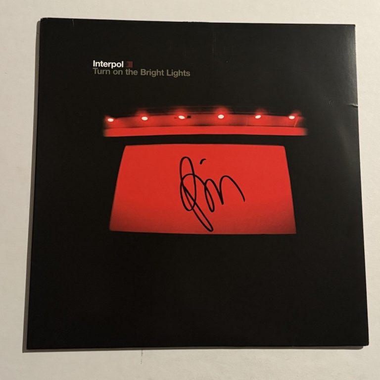 PAUL BANKS SIGNED LP VINYL RECORD ALBUM INTERPOL BAND LEAD SINGER RARE COA