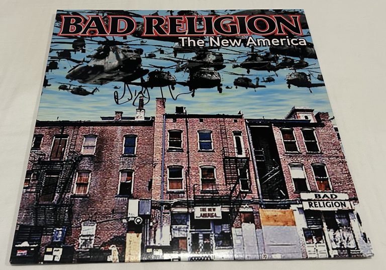 GREG GRAFFIN SIGNED BAD RELIGION THE NEW AMERICA VINYL RECORD JSA