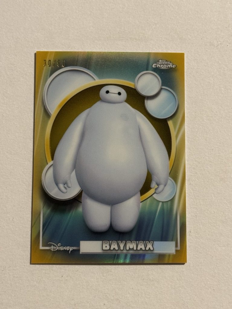 2026 Topps Chrome Disney Baymax #143 True Gold /50
