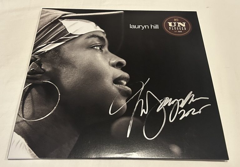 LAURYN HILL SIGNED MTV UNPLUGGED VINYL RECORD JSA