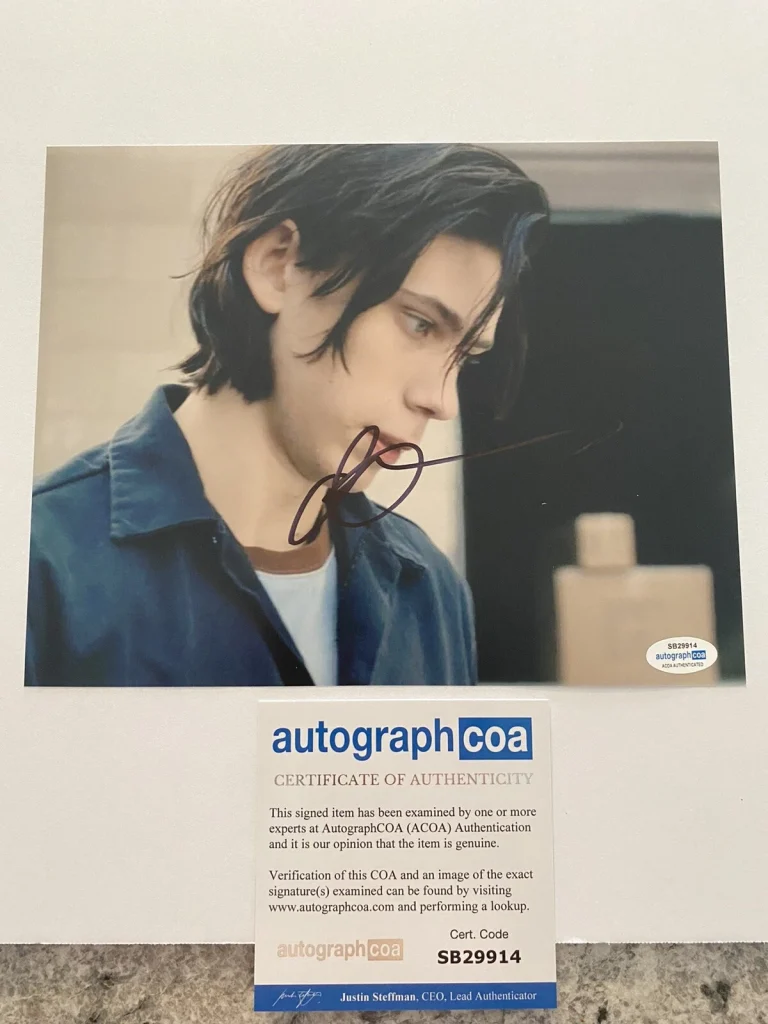 Owen Teague signed autographed Photo “IT” ACOA Rare