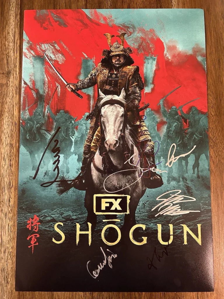 ‘Shogun’ Cast Signed 12x18 Photo Cosmo Jarvis +6 RARE FX Hulu