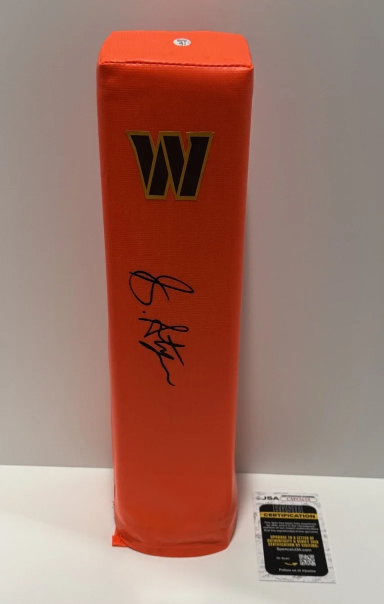SONNY STYLES SIGNED PYLON WASHINGTON COMMANDERS FOOTBALL ROOKIE JSA COA