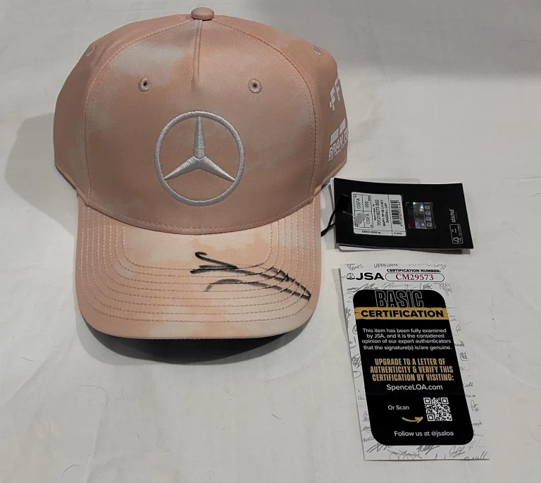 GEORGE RUSSELL SIGNED MERCEDES AMG PETRONAS FORMULA ONE F1 HAT JSA