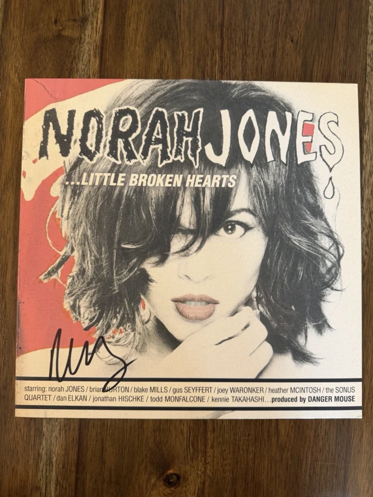 ‘Norah Jones’ Signed Autographed ‘Little Broken Hearts’ Vinyl Album Beckett
