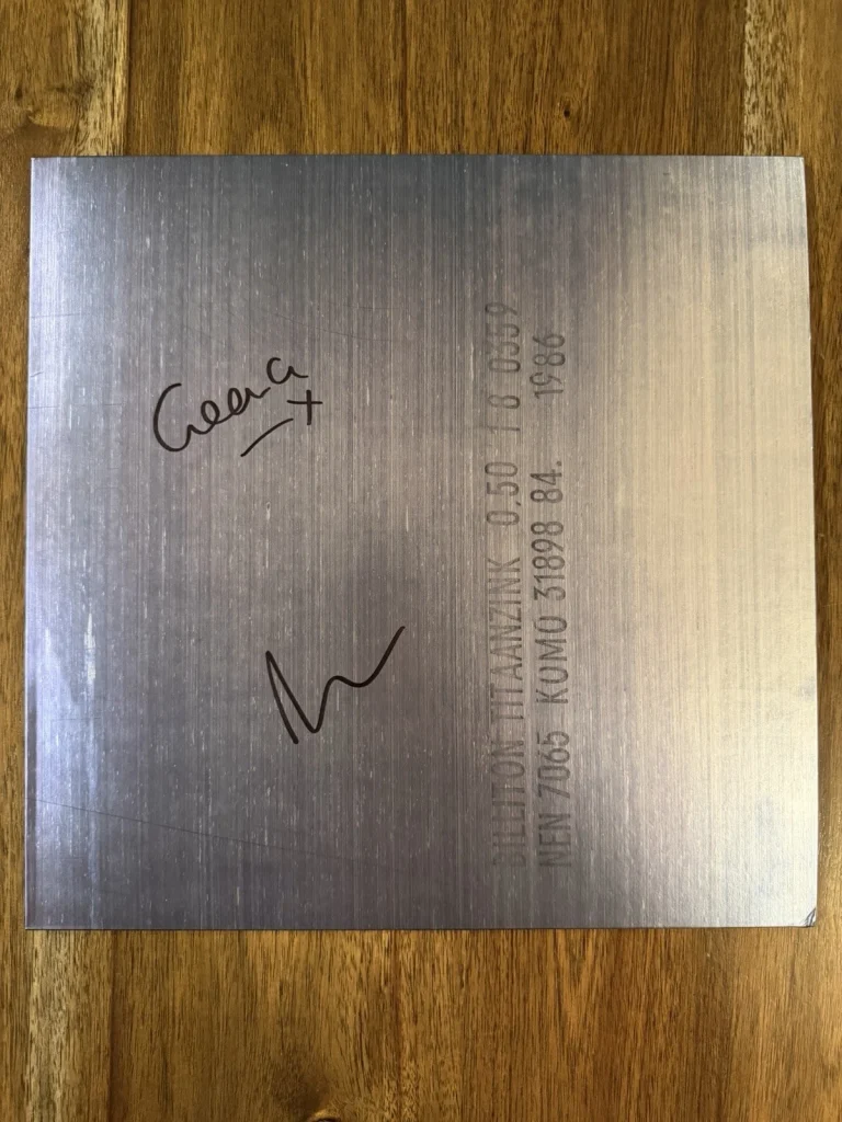 Bernard Sumner & Gillian ‘New Order’ Band Signed Vinyl Album Brotherhood Beckett
