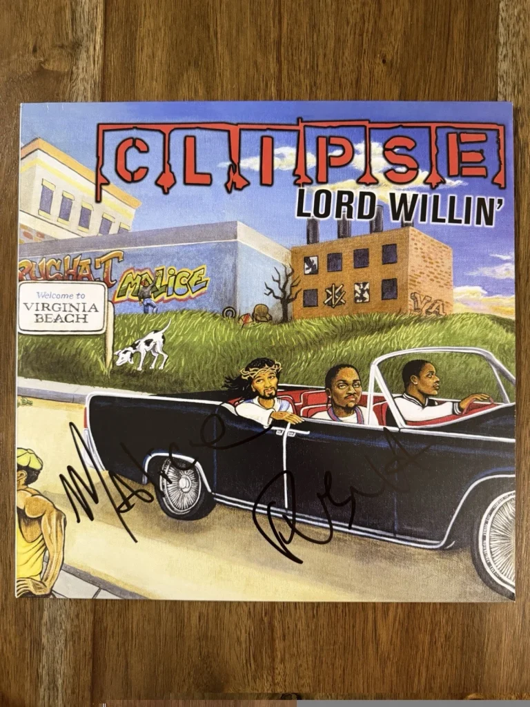 ‘Clipse’ Signed Vinyl Album ‘Lord Willin’ Pusha T & Malice Beckett
