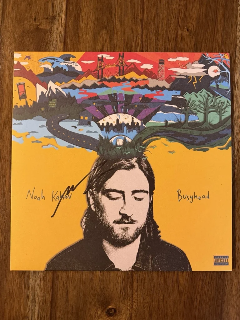 ‘Noah Kahan’ Signed Autograph Vinyl Album ‘Busyhead’ Beckett LOA