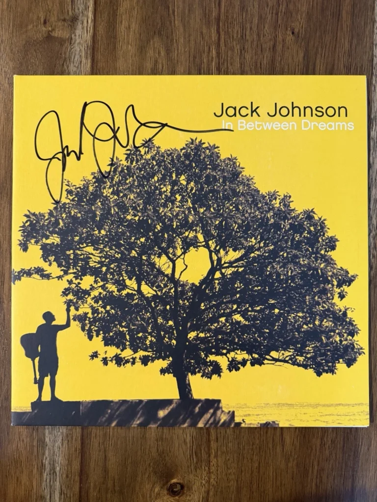 ‘Jack Johnson’ Signed Autograph Vinyl Album ‘In Between Dreams’ Beckett