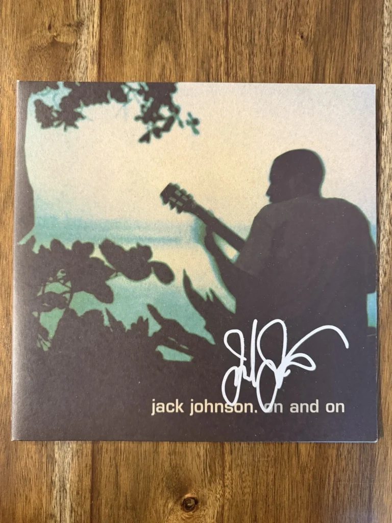 ‘Jack Johnson’ Signed Autograph Vinyl Album ‘On And On’ Beckett