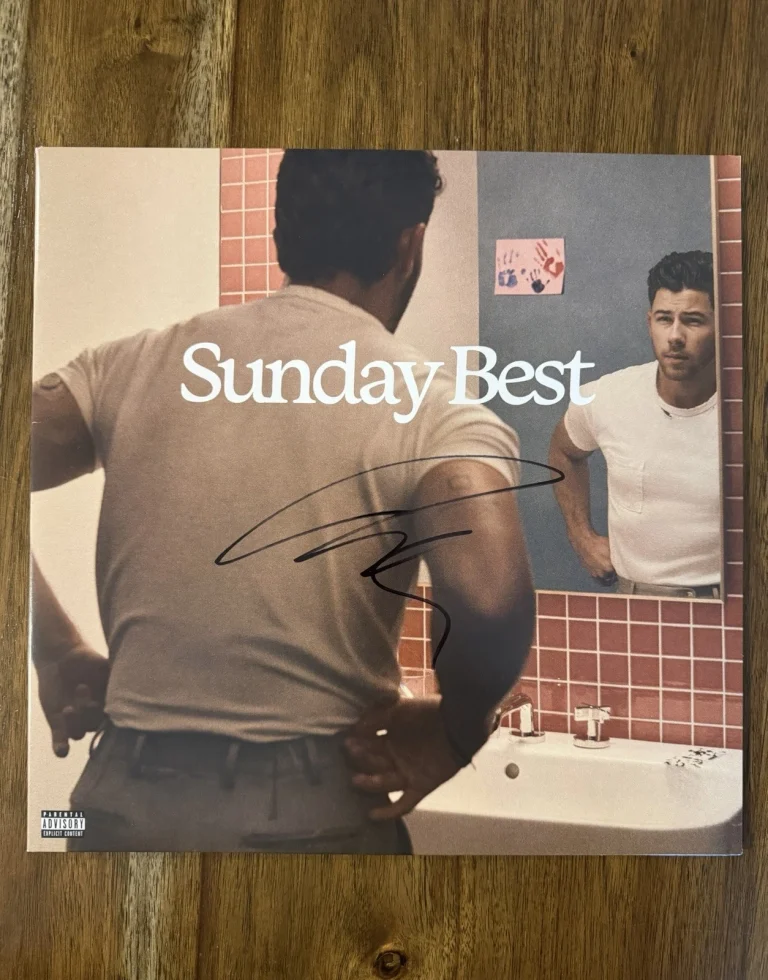 ‘Nick Jonas’ Signed Vinyl Album ‘Sunday Best’ Autograph Beckett