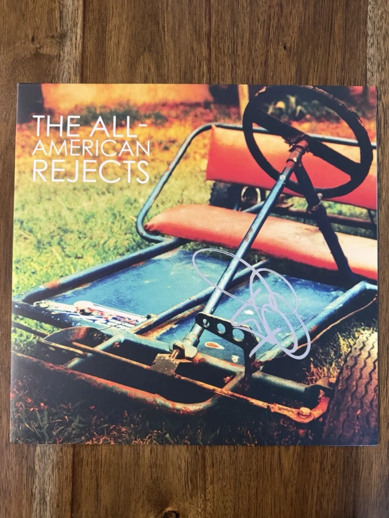 Tyson Ritter ‘All American Rejects’ Band Signed Vinyl Album Autograph Beckett