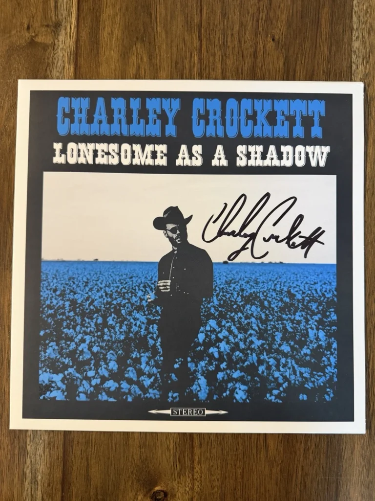 ‘Charley Crockett’ Signed Vinyl Album ‘Lonesome As A Shadow’ Record Beckett