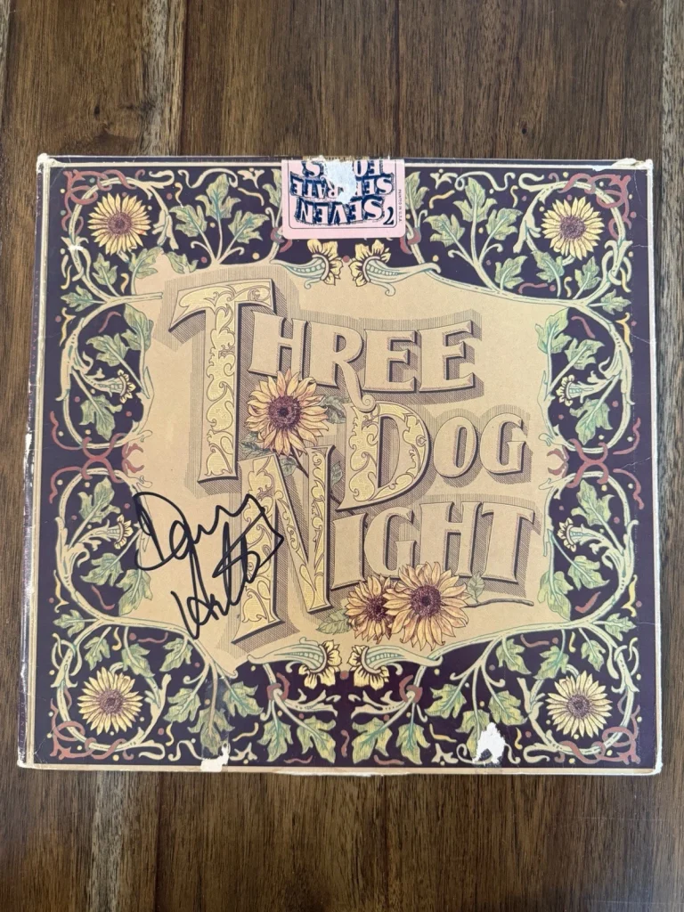 Danny Hutton ‘Three Dog Night’ Signed Vinyl Album ‘Seven Separate Fools’ Beckett