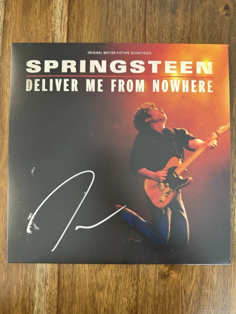Jeremy Allen White ‘Deliver Me From Nowhere’ Signed Vinyl Album Beckett