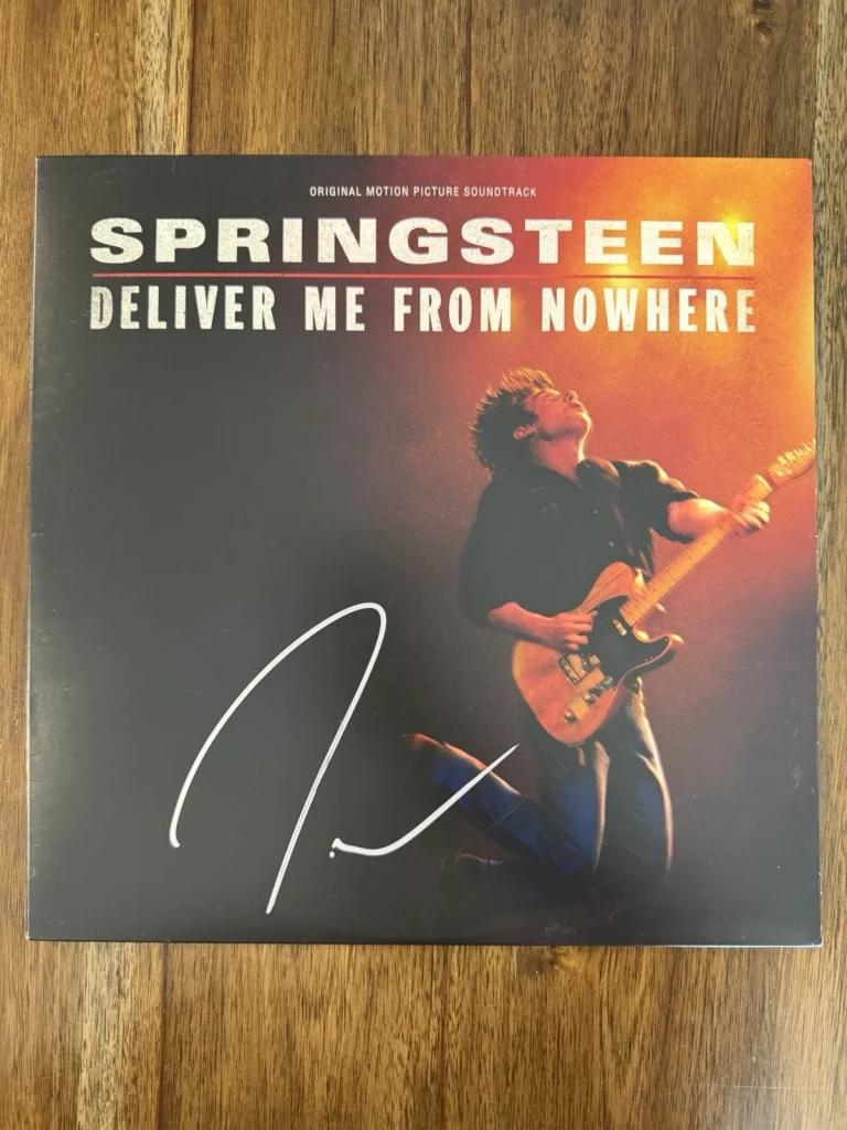 Jeremy Allen White ‘Deliver Me From Nowhere’ Signed Vinyl Album Beckett