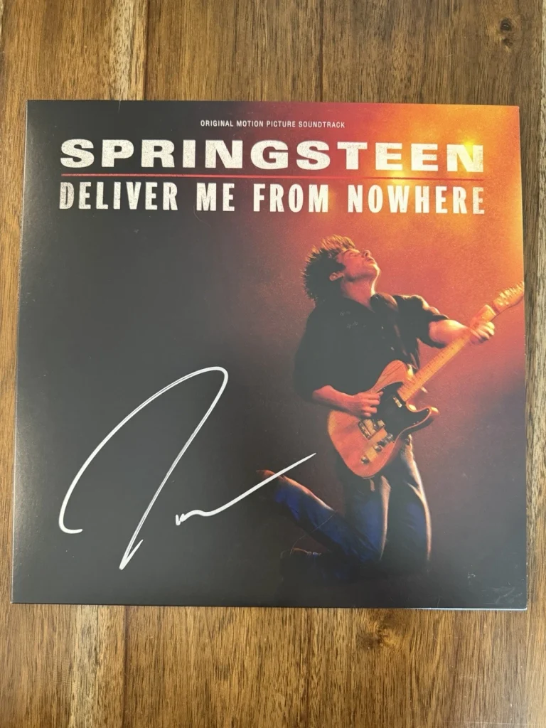 Jeremy Allen White ‘Deliver Me From Nowhere’ Signed Vinyl Album Beckett