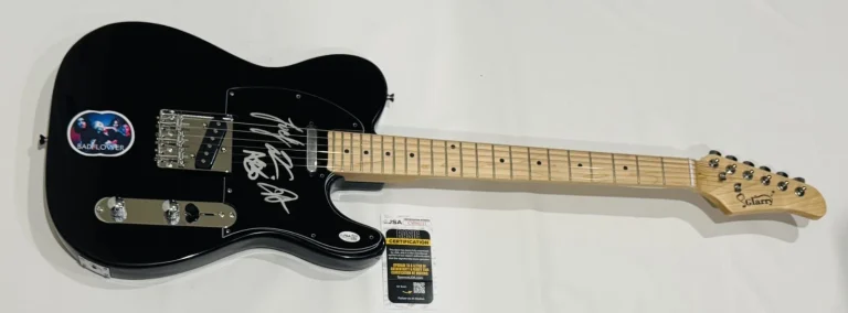 BADFLOWER SIGNED BLACK ELECTRIC GUITAR JOSH KATZ ALL 4 JSA COA
