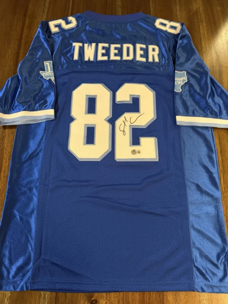 Scott Caan ‘Varsity Blues’ Charlie Tweeder Signed Jersey Beckett Certified