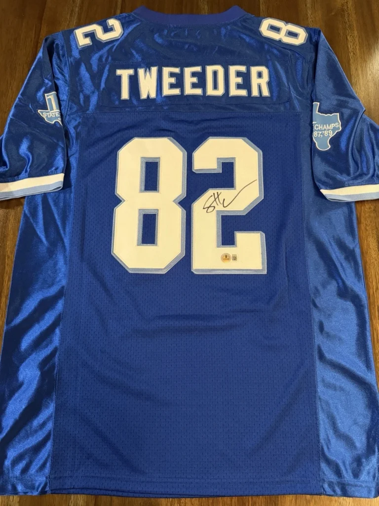 Scott Caan ‘Varsity Blues’ Charlie Tweeder Signed Jersey Beckett Certified