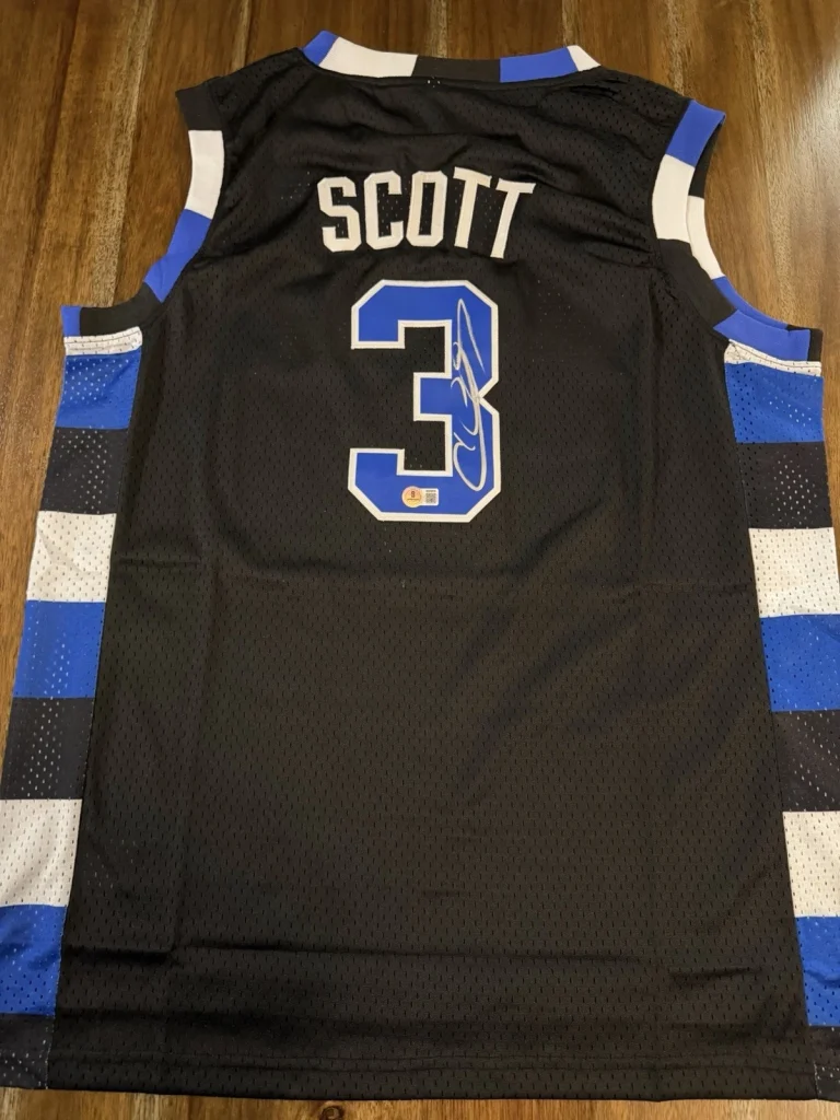 Chad Michael Murray ‘One Tree Hill’ Signed Jersey ‘Lucas Scott’ Beckett