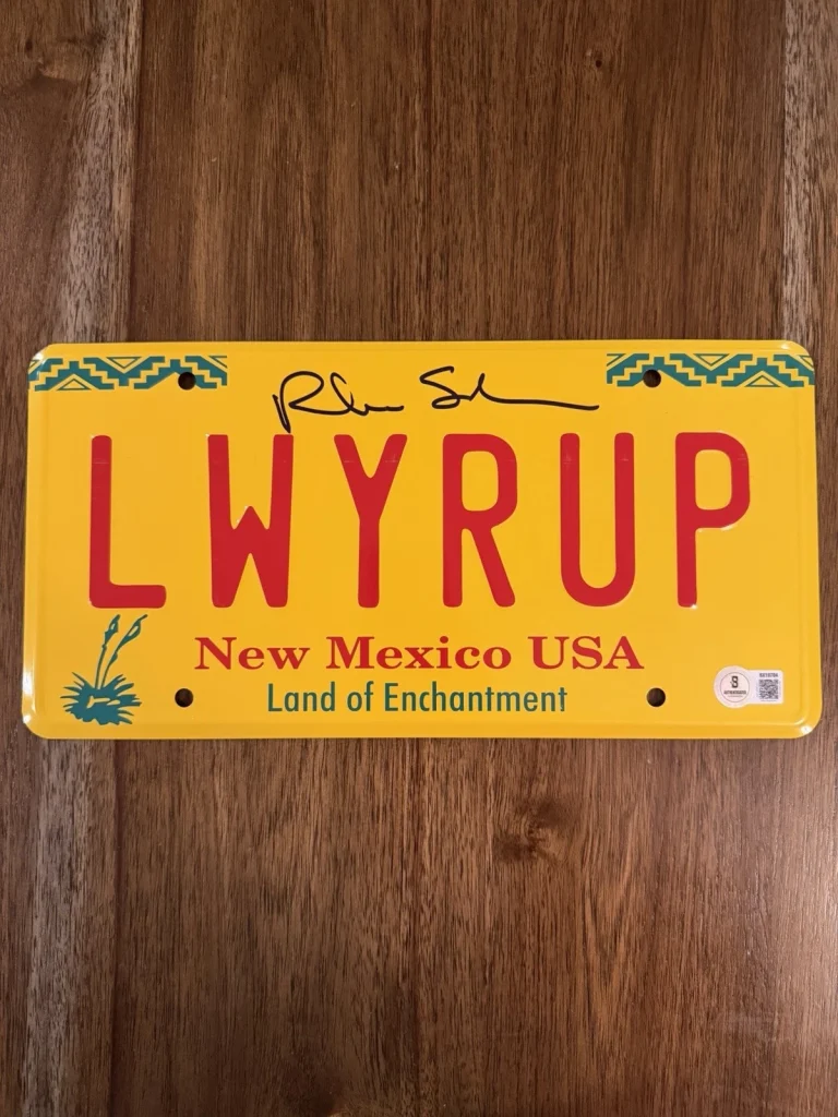 Rhea Seehorn ‘Better Call Saul’ Signed License Plate ‘Kim’ Beckett Certified