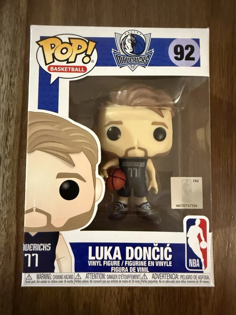 Luka Doncic Dallas Mavericks NBA Funko Pop Vinyl Figure #92 With Protector