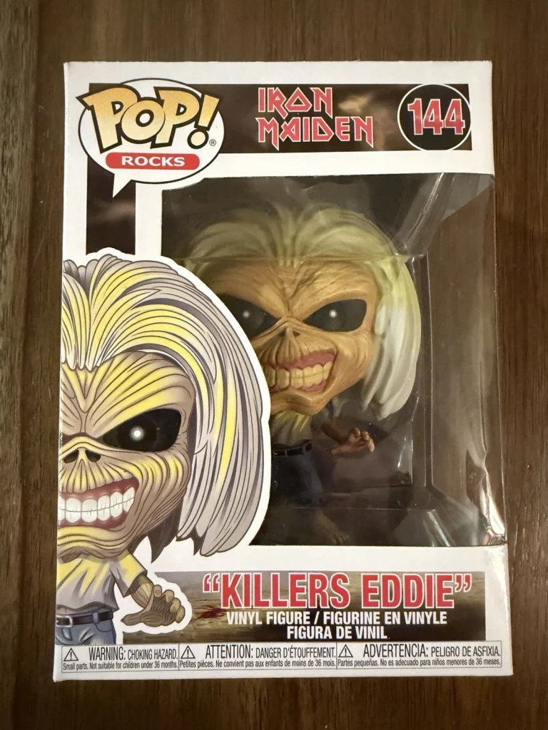 Iron Maiden Funko Pop Rocks Killers Eddie #144 Vinyl With Protector