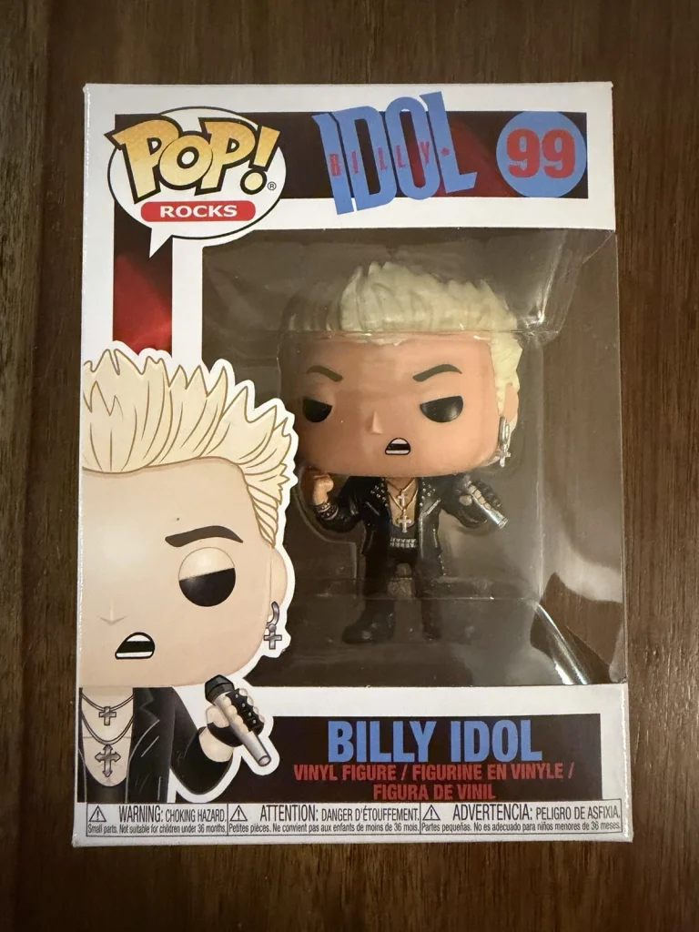 Billy Idol #99 Vinyl Figure Funko Pop Rocks Vaulted With Protector