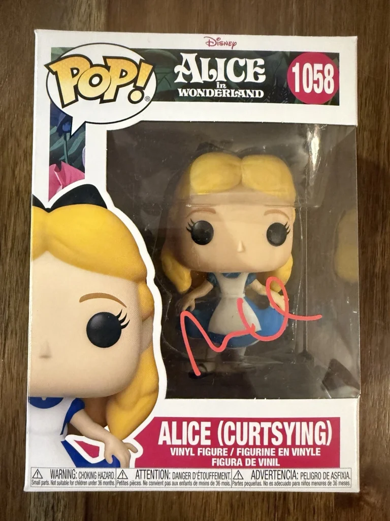 Mia Wasikowska ‘Alice In Wonderland’ Signed Funko Pop ‘Alice’ Beckett
